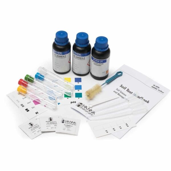 HI-3896 Soil test N P K pH CTK 4 x 25 tests