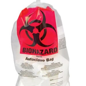 Biohazard PP Autoclavable Waste Disposal Bags with Indicator Patch
