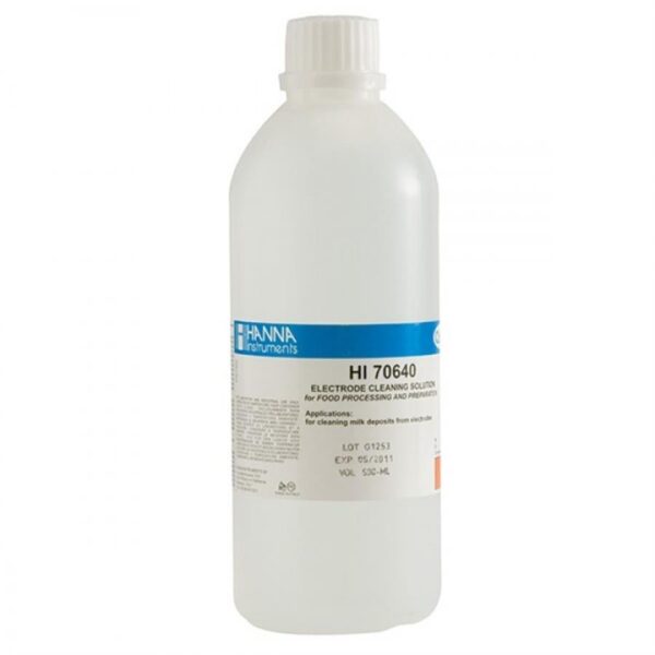 Electrode cleaning Solution for dairy (milk deposits) 500ml