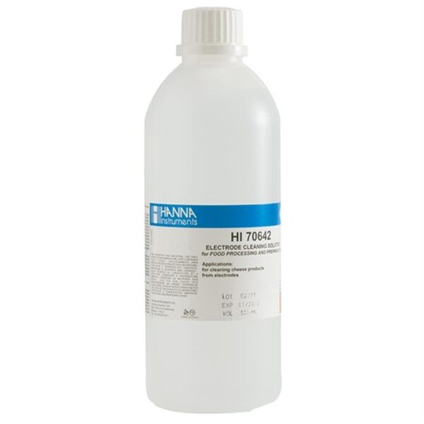 Electrode cleaning Solution for dairy (cheese) 500ml