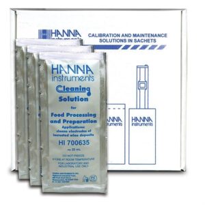 Electrode Cleaning Solution for wine 20 mL Sachets Pack of 25