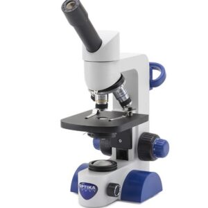 B-61 Monocular Microscope 400x Rechargeable Batteries, multi plug