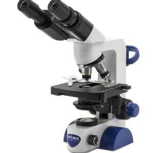 B-66 Binocular Microscope 400x Rechargeable Batteries, multi plug
