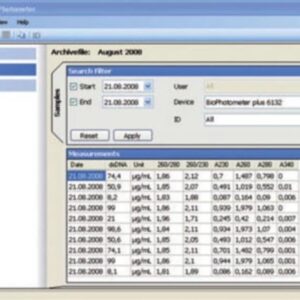 BioPhotometer data transfer software