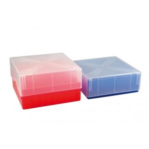 36 Place PP Freezer Boxes, adjustable height lid. 133 x 133 for tube diameter 19.0mm