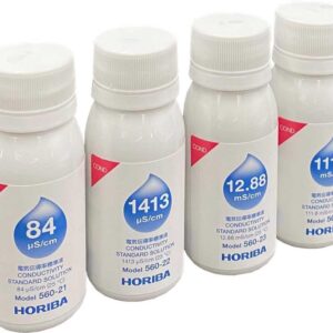 560-C - 84uS/cm, 1413 uS/cm, 12.88 mS/cm, 111.8 mS/cm (60ml each)