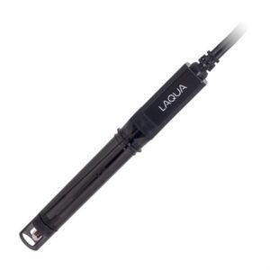 9652-10D - Black Plastic-body, sealed Gel-filled pH electrode, 1m cable