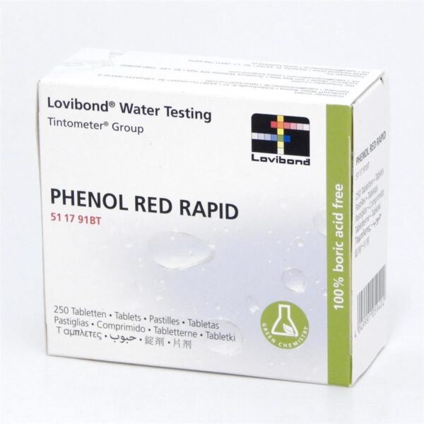 Lovibond Phenol Red Rapid Tablets Pack of 250