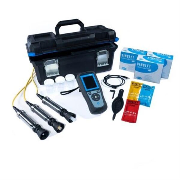 Hach HQ4300 Portable Multi Meter kit with rugged  Gel pH , conductivity and DO electrodes