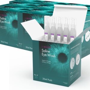 20mL Eyewash Pods- 10 packs of 25 pods