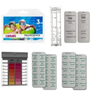 Allschoolabs Choice 5 Parameter (Kit 3) Pool Test Kit, PH, Chlorine, Bromine, Alkalinity and Hardness