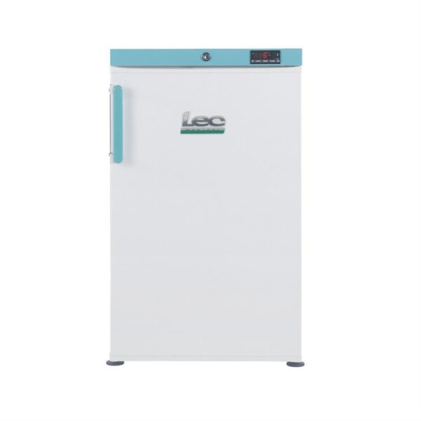 LEC 107L under counter laboratory fridge LSFSR107UK solid doors 2? -10?
