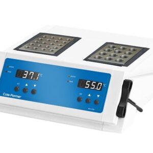 Cole-Parmer BH-200DC-2 Stuart Dual Control Digital 2-Block Heater, 130?C; 230 VAC