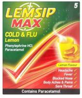 Lemsip Max Cold & Flu Lemon 5 Sachets