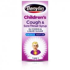 BENYLIN CHILD CGH DRY & SORE THROAT 1YR+SYR 125ML