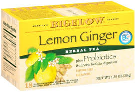 BIGELOW LEM/GIN HERBAL TEA*18BAGS