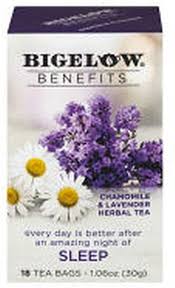 BIGELOW LAV CHAMOMILE HERB TEA*18BAGS