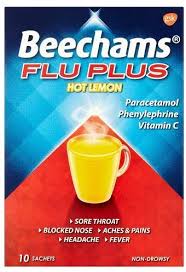BEECHAMS COLD&FLU H/L *10SACHET