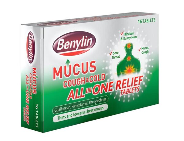 BENYLIN MUCUS CGH&CLD*16TABS