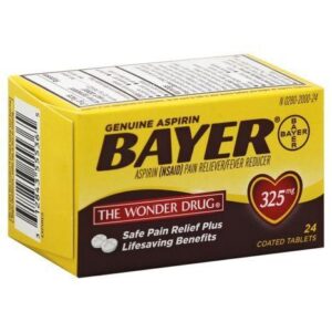 BAYER ASPIRIN THE WONDER DRUG 325MG* 24TAB