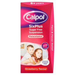 CALPOL 6+ SUG/FR SUSP 100ML