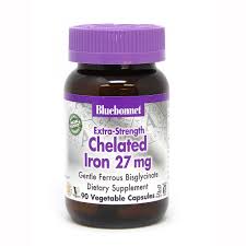 B/B XS CHELATED IRON 27MG*90VCAPS