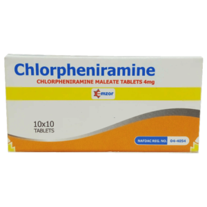 CHLORPHENIRAMINE 4MG TABS(EMZOR)