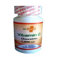 BIOWELL VIT.C 1000MG *60CHEWTABS