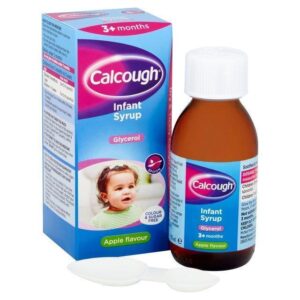 CALCOUGH INFANT SYR 3+MONTHS APPLE FLAVOUR 125ML