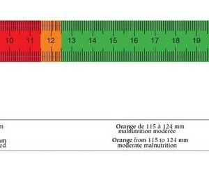 MID-UPPER ARM CIRCUMFERENCE TAPE (MUAC) paediatric PP, 115mm
