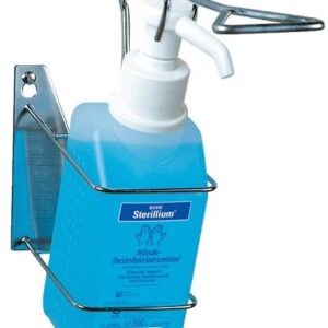 HOLDER for 500ml square bottle, wall mount + lever