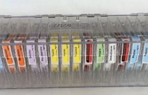 DISPENSOR FOR SYRINGE LABELS, min 10 rolls width max 15mm