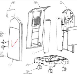 (conc. NL Intensity 10l) CABINET, SIDE PANEL CA036-14