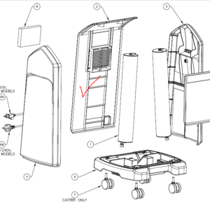 (conc. NL Intensity 10l) CABINET, BACK PANEL CA034-11