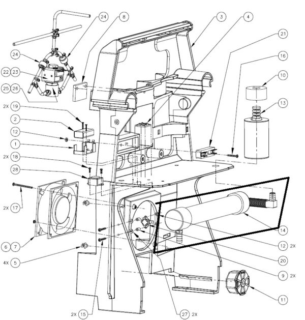 (conc. NL Intensity 10l) RESONATOR 2ND STAGE, RN027-1