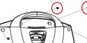 (Eclipse 3/5) SCREW, battery bridge board/case 6974-312