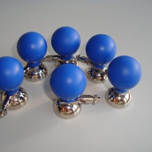 (ECG) SUCTION ELECTRODE 4mm conn., ? 24mm, blue, 1 piece