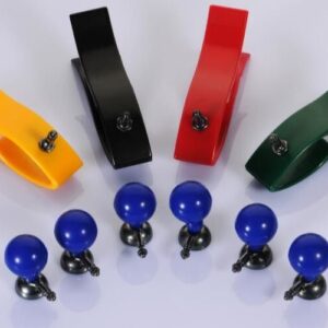 (ECG) SET ELECTRODES for CHILDREN, 6 bulbs and 4 clips
