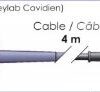 (MC2/SEAL) BIPOLAR CABLE 4m, 2x?4mm, 28.5mm EU plug V11F242