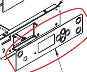 (heating pad Calibed) CONTROL PANEL 4434035191
