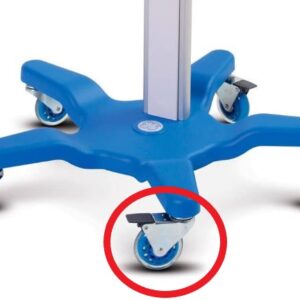 (monitor Dinamap) CASTOR SET trolley, antistatic 2073240-001