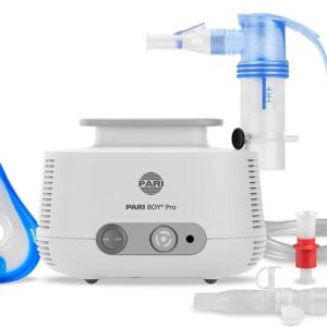 NEBULIZER + COMPRESSOR (PARI BOY PRO) + accessories
