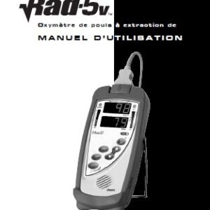 (oximeter RAD-5) USER MANUAL
