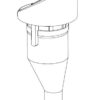 (suction pump Vario18) SUCTION CONNECTOR 077.1711