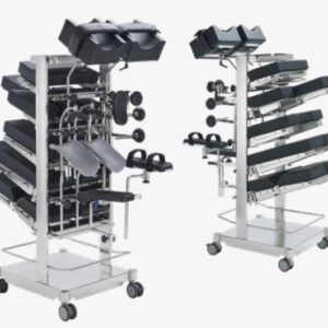(OT table Medifa) ACCESSORY TROLLEY 76x70x17cm, 4cast.341045