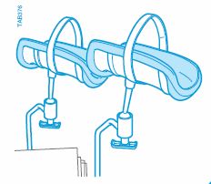 (op. table St?ris) GOEPEL LEG SUPPORTS, pair TAB376A
