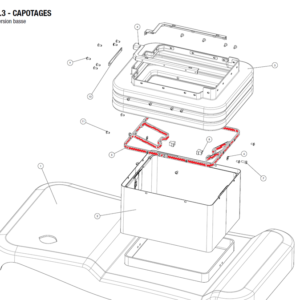 (op. table St?ris) COLUMN SUPPORT FRAME V343801002