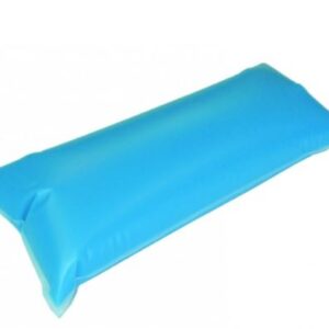 GEL CUSHION, half cylinder, +/- 30x12x8 cm, silicone