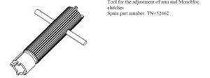 (xr mobile Agfa DR100e) TOOL FOR CLUTCH ADJUSTMENT TN+52662