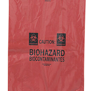 BAG, BIOHAZARD WASTE, autoclavable, red, 480 x 580mm